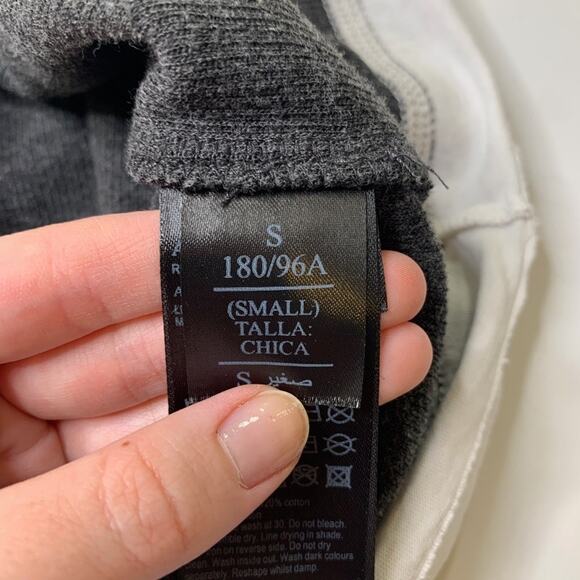 Allsaints Sweatshirt Mens S Small Gotham Grey Longline Fit Long Sleeve Crew Neck - Picture 4 of 10